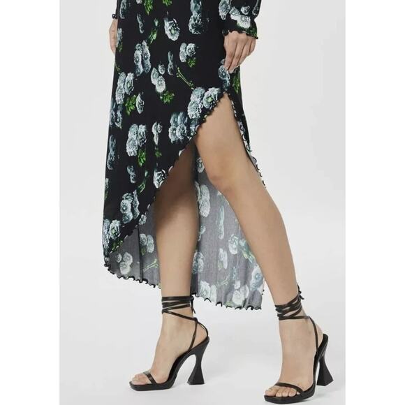 JONATHAN COHEN Lettuce Edge Maxi Dress Neiman Marcus Sustainable XS NWT $415 - Picture 13 of 13